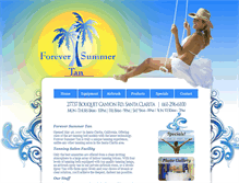 Tablet Screenshot of foreversummertan.net